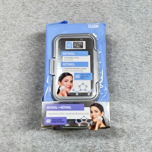 Global Beauty Care Retinol  Cleansing Facial Towlettes Makeup Remover‎ Wipes